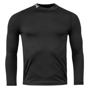 UnderArmour Golf Men’s Cold Gear Mock Long Sleeve, Black/Gray, XL